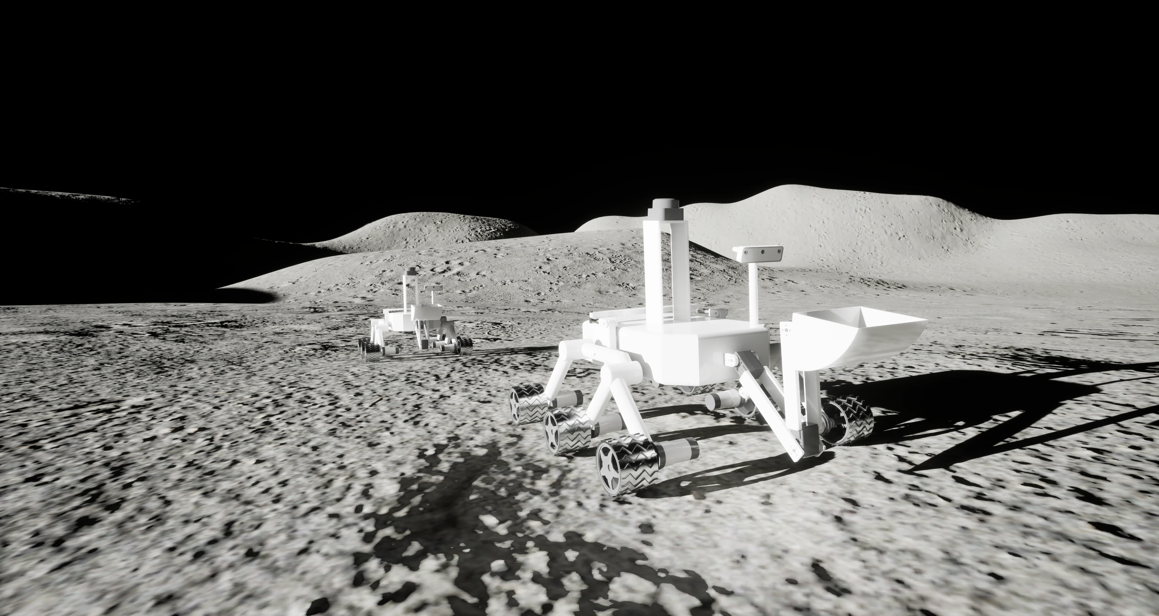 EMERGENCE lunar construction rover